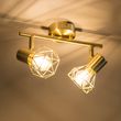 Foco-Art-Déco-de-latón-inclinable-y-giratorio-de-2-luces---Mosh