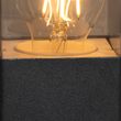 Stehende-Außenlampe-schwarz-50-cm-IP44-mit-Rauchglaseffekt---Dänemark