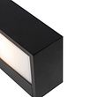 Dizajnová-obdĺžniková-nástenná-lampa-čierna-35-cm---Houx