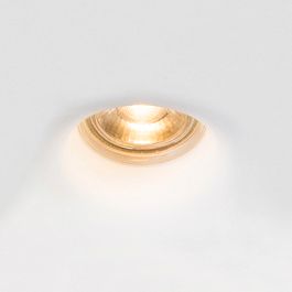 Spot encastré blanc rond 12 cm - Gypsy Stucco