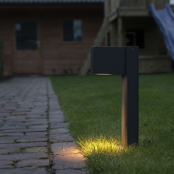 Okos kültéri állólámpa antracit 30 cm IP44 WiFi GU10-zel - Baleno