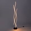 Designová-stojací-lampa-černá-se-zlatou-vč.-stmívatelné-LED---Blaze