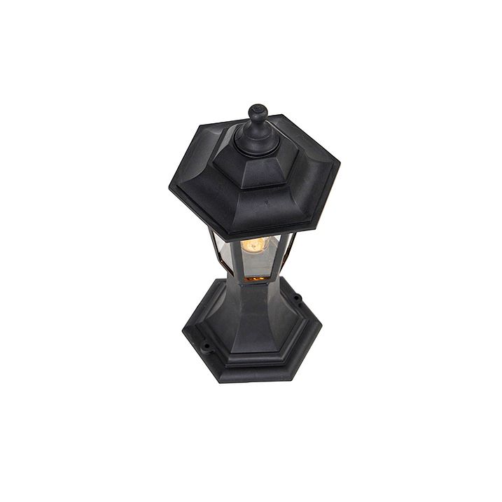 Klassische Außen-Stehleuchte schwarz 42,2 cm IP44 - New Haven