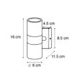 Outdoor-Wall-Light-Dark-Grey-2-Light-IP44---Duo