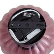Dizajnerska-plafonska-lampa-crna-18cm-sa-ljubičastim-staklom-uključujući-LED-sa-3-stepenim-prigušivanjem---Margherite