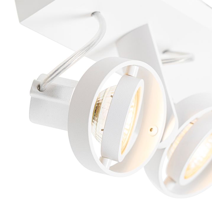 Moderne spotlight hvit 2-lys - Master 50
