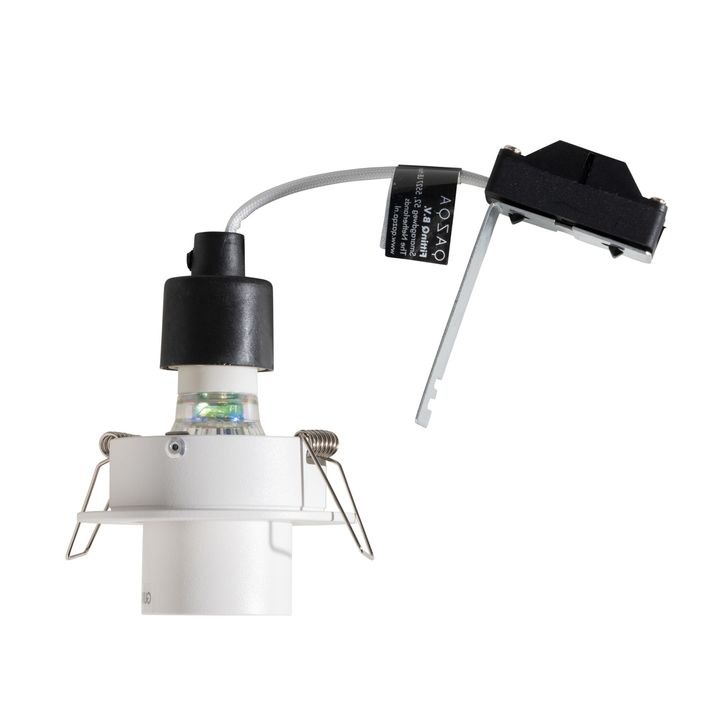 Set van 6 inbouwspots wit GU10 35mm rond kantelbaar - Installa