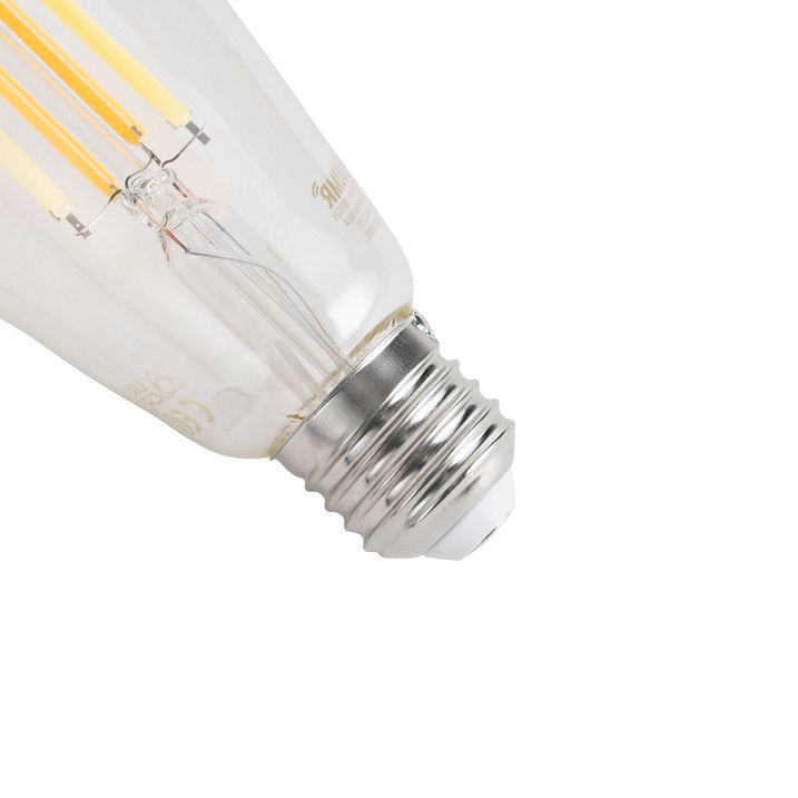 E27 stmívatelná LED žárovka ST64 čirá 7W 806 lm 2700-6500K Zigbee