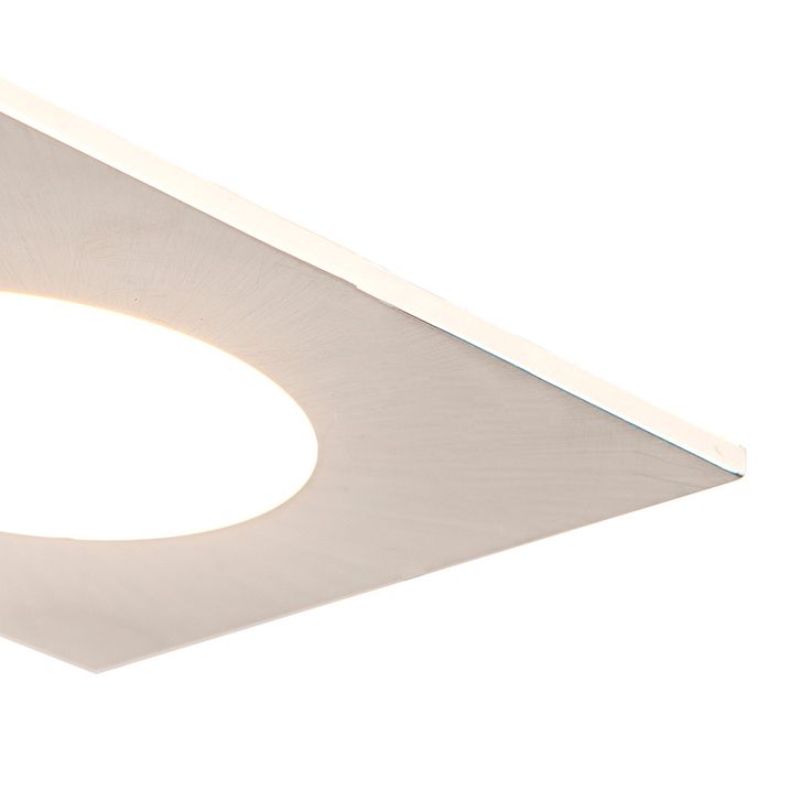 Foco empotrado moderno cuadrado acero incl. LED IP65 - Simply