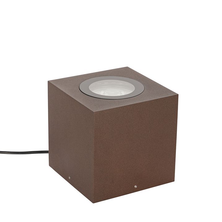 Ipari kerti reflektor rozsdabarna négyzet alakú IP65 AR111 - Lennard