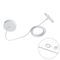 Power Supply with Round Mounting Plate for 1-Phase Rail White - Slimline