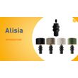 Designerska-lampa-stołowa-czarna-z-abażurem-z-tkaniny-w-kolorze-jasnoszarym-35-cm---Alisia