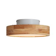 Skandinavisk-taklampa-trä-30-cm-inkl.-LED-dimbar---Pecker