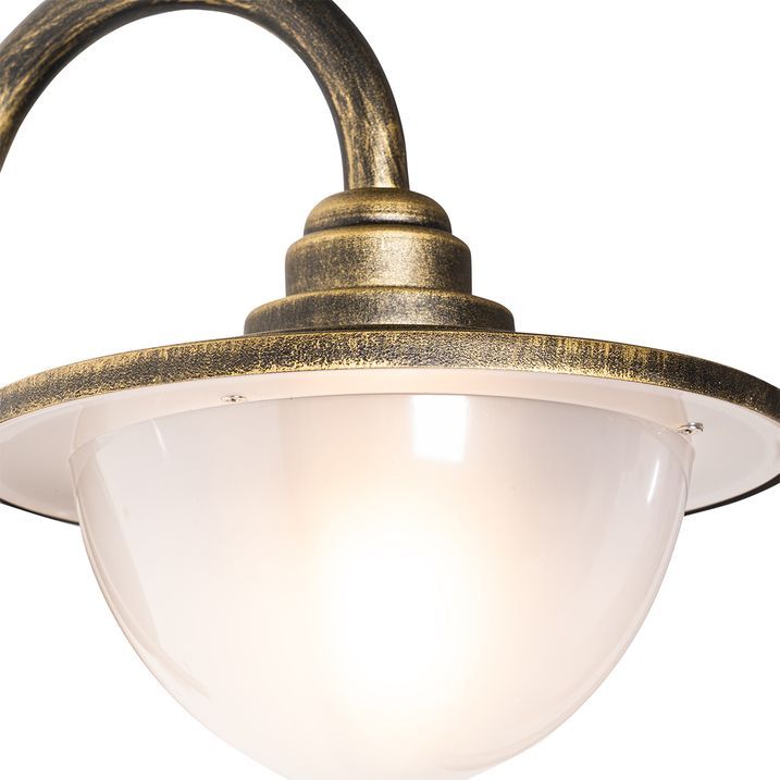 Klassieke buiten wandlantaarn antiek goud IP44 - Bruges