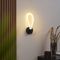 Applique murale moderne noire avec LED à intensité variable en 3 étapes - Keri