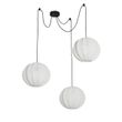 Lampada-a-sospensione-di-design-bianca-in-seta-30-cm-3-luci---Plu