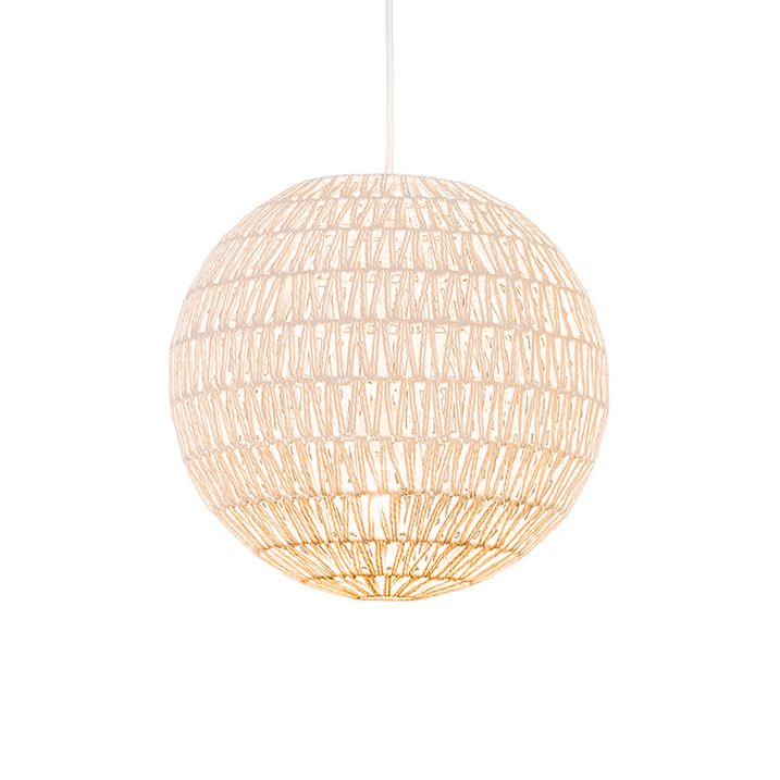 Lampă suspendată retro albă 40 cm - Lina Ball 40