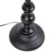 Candeeiro-de-pé-preto-com-abajur-de-estrutura-de-rede-45-cm---Classico