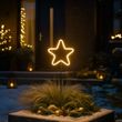 Božićni-neon-reflektor-za-zemlju-žuta-zvezda-uklj.-LED-sa-tajmerom-IP44---Fura