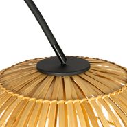 Oosterse-booglamp-zwart-met-naturel-bamboe---Pua
