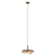 Design-hanglamp-donker-brons-met-amberkleurig-glas---Kemner