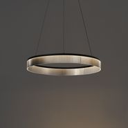 Moderni-riippuvalaisin-musta-78cm-sis.-LED-3-vaihe-himmennettävä---Anello-Chandelier