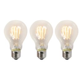 Set od 3 E27 LED sijalica sa uvijenom žarnom niti A60 providne 3W 210lm 2200K