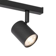 Faretto-da-soffitto-nero-GU10-50mm-3-luci-con-retroilluminazione-e-interruttore-a-3-vie---Back-Up
