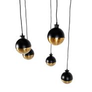 Industriālā-piekaramā-lampa-melna-ar-misiņu-5-gaismām---Haicha