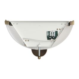 Klassieke-wandlamp-brons-met-opaal-glas---Katarina