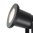 Moderner-Gartenstrahler-schwarz-inkl.-LED-verstellbar-mit-Kabel-und-Stecker-250cm-IP65---Basic