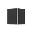Applique-murale-moderne-noire-avec-LED-IP54-carrée---Evi