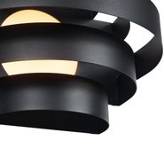 Modern-Wall-Lamp-Black-Incl.-LED-3-Step-Dimmable---Lines