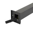 Smarte-Aussen-Wegeleuchte-Dunkelgrau-mit-Rauchglas-80-cm-inkl.-WiFi-P45---Malios