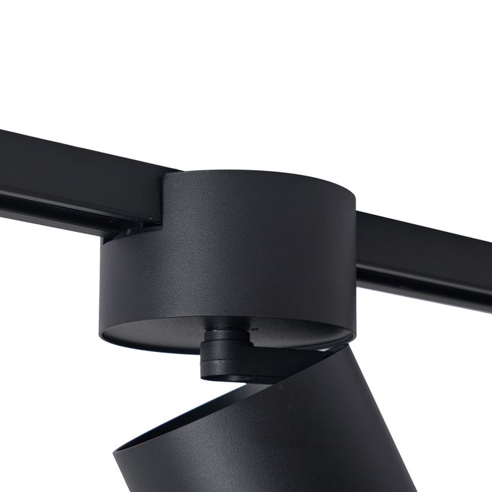Dritë e Zezë Moderne për Sistem Binarësh 1-Fazor GU10 70 mm - Iconic Roto