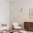 Retro-Floor-Lamp-Beige-with-White-Interior---Triangolo