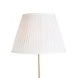 Põrandalamp-kuld/vask-plisseeritud-varjundiga-kreem-45-cm---Parte
