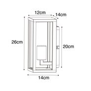 Applique-murale-industrielle-rouille-brun-26-cm-IP44---Charlois