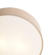 Moderna-stropna-svjetiljka-taupe-s-baršunastim-sjenilom-38-cm-2-svjetla---Luz