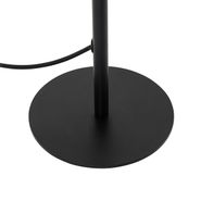 Modern-Outdoor-Table-Lamp-Black-with-White-Lampshade-IP44---Robbert