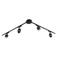 Sistema-di-illuminazione-a-binario-moderno-con-4-faretti-neri-monofase---Magnetic-Eggy