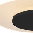Moderne-plafondlamp-wit-met-zwart-42cm-incl.-LED---Lido