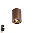 Pametni-stropni-reflektor-temno-bronast-vrtljiv-in-nagiben-vklj.-Wifi-GU10-50mm---Rondoo-Up