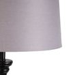 Floor-Lamp-Black-with-Linen-Lampshade-Grey-45-cm---Classico
