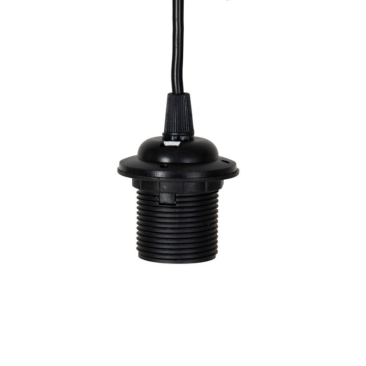 Siyah sarkıt lamba 80 cm - Stenley