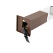 Borne-d'extérieur-intelligente-marron-rouille-45-cm-avec-P45---Malios