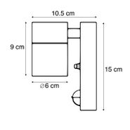 Outdoor-Wall-Light-Anthracite-IP44-with-Motion-Sensor---Solo