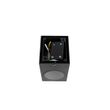 Moderne-wandlamp-zwart-GU10-50mm-IP44---Baleno