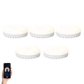 Set van 5 slimme GX53 dimbare ledlampen 9W 806LM 2700K-6500K
