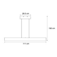 Modern-Pendant-Lamp-Brass-Incl.-LED-3-Step-Dimmable-Easylift---Straight